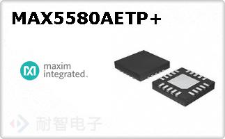 MAX5580AETP+