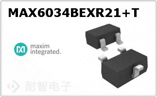 MAX6034BEXR21+T