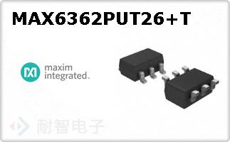 MAX6362PUT26+T