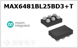 MAX6481BL25BD3+T