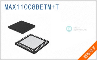 MAX11008BETM+T