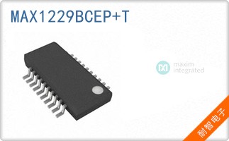 MAX1229BCEP+T