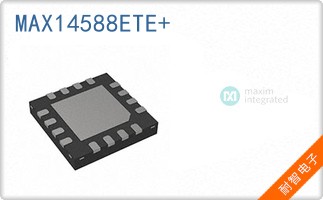 MAX14588ETE+