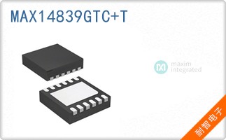 MAX14839GTC+T