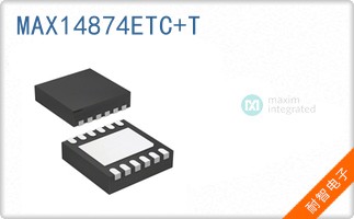 MAX14874ETC+T