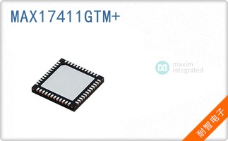 MAX17411GTM+