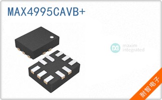 MAX4995CAVB+