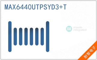 MAX6440UTPSYD3+T