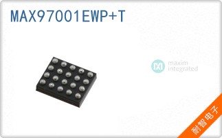 MAX97001EWP+T